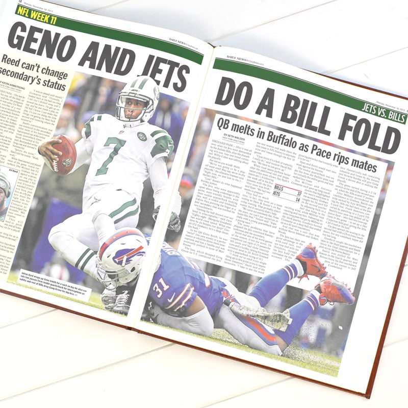 Buffalo Bills Newspaper Book | Historic Newspapers US