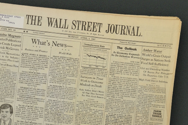 The Wall Street Journal - The front page of The Wall Street