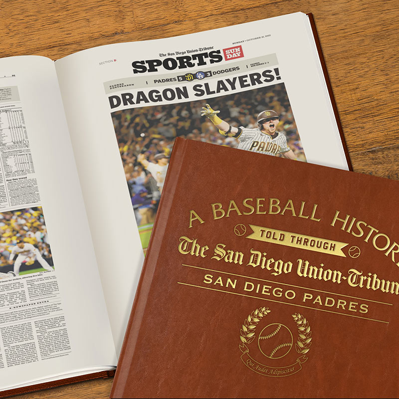 San Diego Padres Baseball Personalized Book